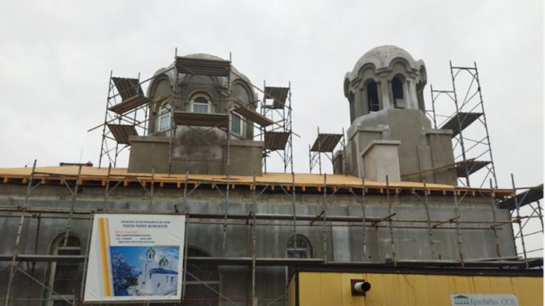 Храмът, посветен на св. Райко Шуменски е пред завършване