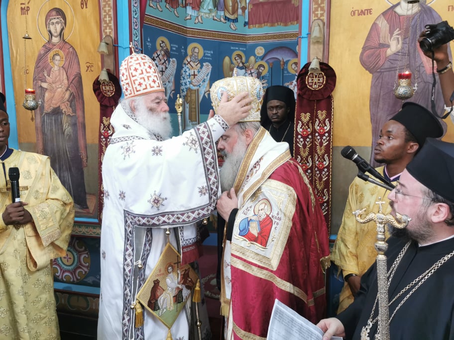 Pope & Patriarch of Alexandria Theodoros II on pastoral visit to DR of Congo