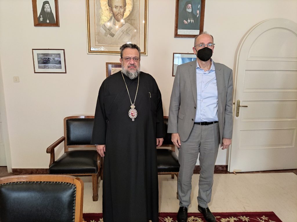 Στο Μητροπολίτη Μεσσηνίας ο Πρόεδρος της Ε.Ο.Κ.