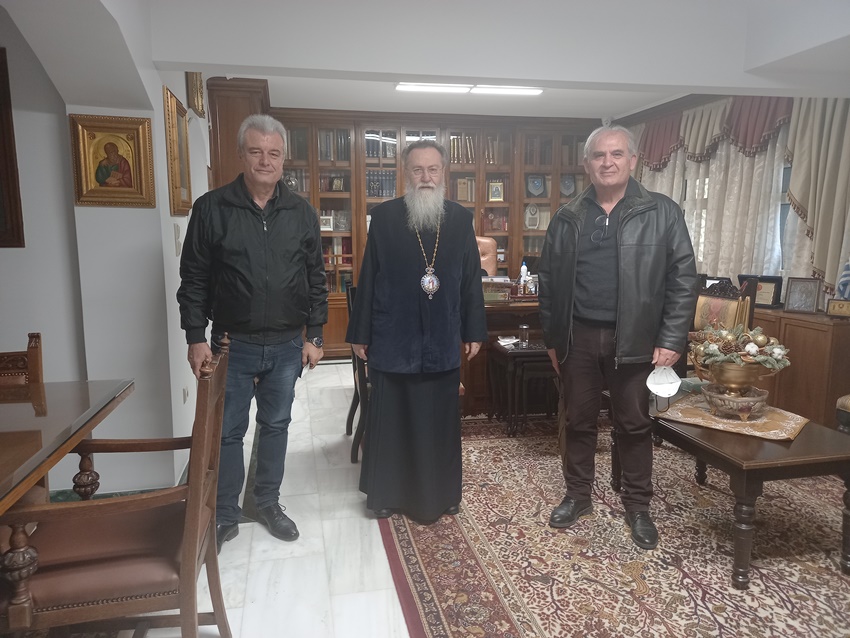 Επίσκεψη των διευθυντών Εκπαίδευσης στον Μητροπολίτη Κορίνθου