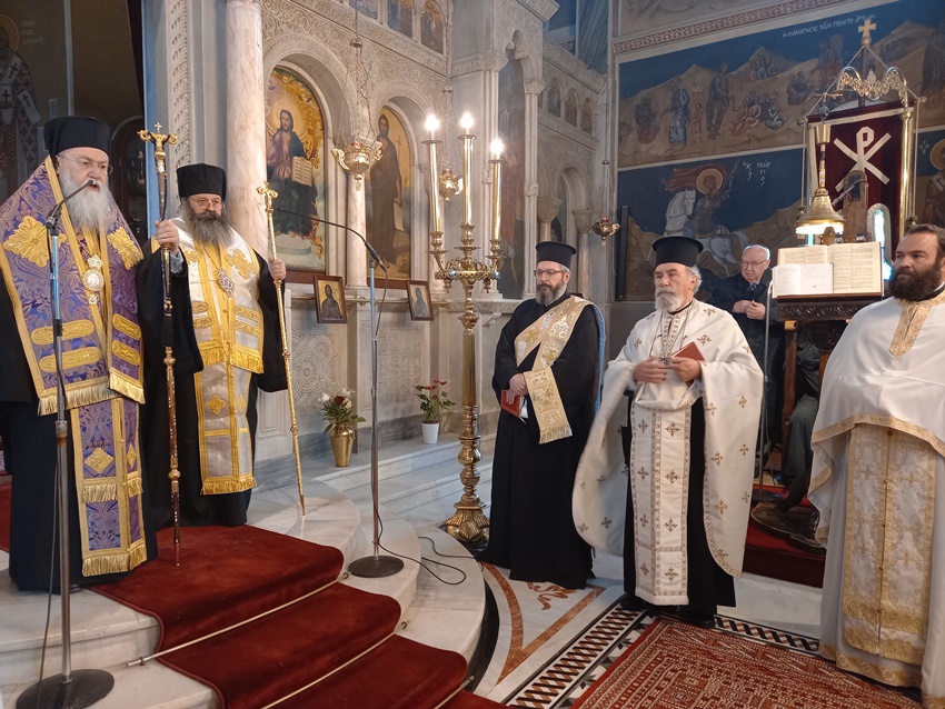 Τεσσαρακονθήμερο μνημόσυνο π. Ευάγγελου Βαλιμητη