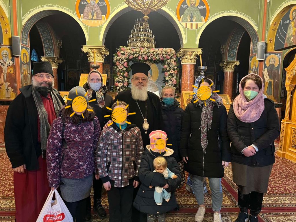 Ο Μητροπολίτης Βρεσθένης στο πλευρό των προσφύγων από την Ουκρανία