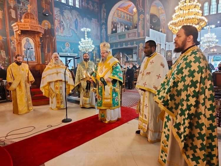 Ο Μητροπολίτης Λαρίσης στον Άγιο Ιωάννη τον Κυνηγό για τον Άγιο Νικόλα τον Πλανά