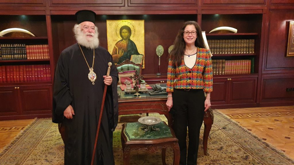 نائبة سفير الولايات المتحدة الأمريكية تزور بطريرك الإسكندرية