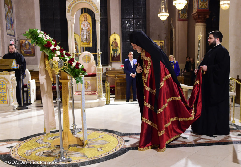 His Eminence Archbishop Elpidophoros of America Homily at the First Salutations to the Theotokos