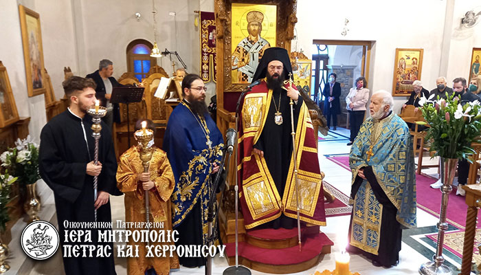 Η Ακολουθία της Γ΄ Στάσεως των Χαιρετισμών  στον Ιερό Ναό Ευαγγελισμού της Θεοτόκου Αγίου Νικολάου