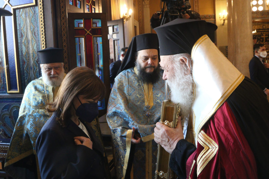 Δοξολογία για την 25ης Μαρτίου στον Καθεδρικό Ναό Αθηνών