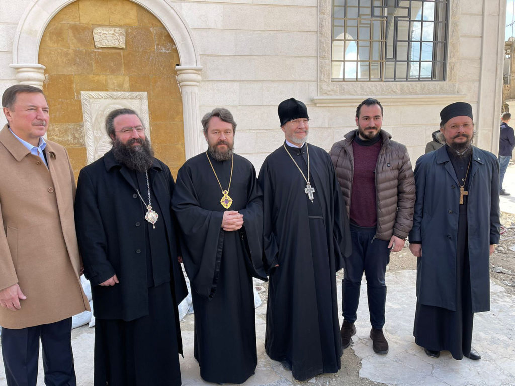 O Μητροπολίτης Βολοκολάμσκ στους ναούς της Συρίας που αποκαθιστά η Ρωσική Εκκλησία