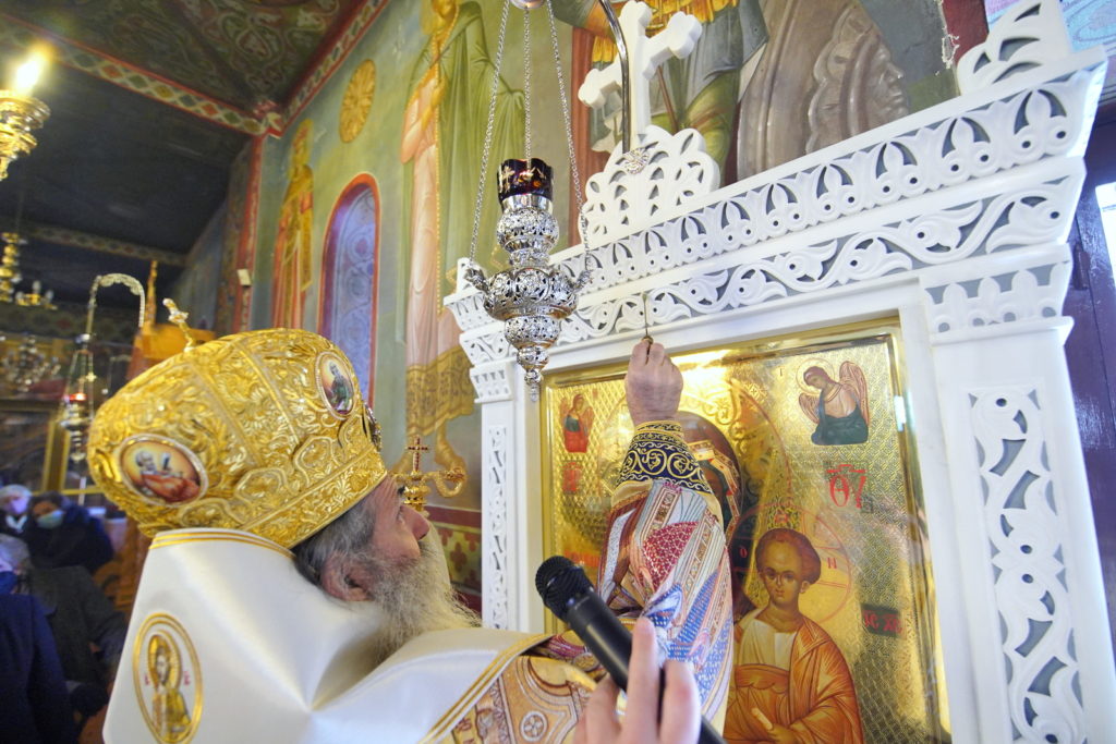 Ενθρόνιση Παναγίας Παντανάσσης στον Άγιο Νείλο Πειραιώς