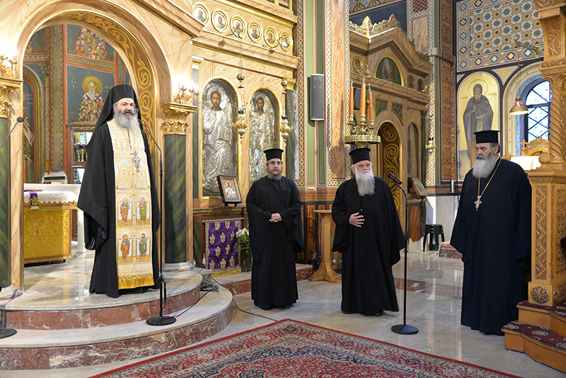 Υποδοχή της εικόνας της Παναγίας “Ρόδον το Αμάραντον” στην Ευαγγελίστρια Πειραιώς