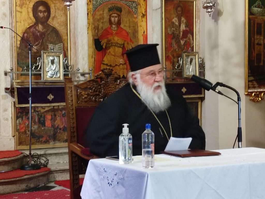Μητροπολίτης Κερκύρας: «Στηριζόμαστε στην άνωθεν κατερχομένη σοφία»