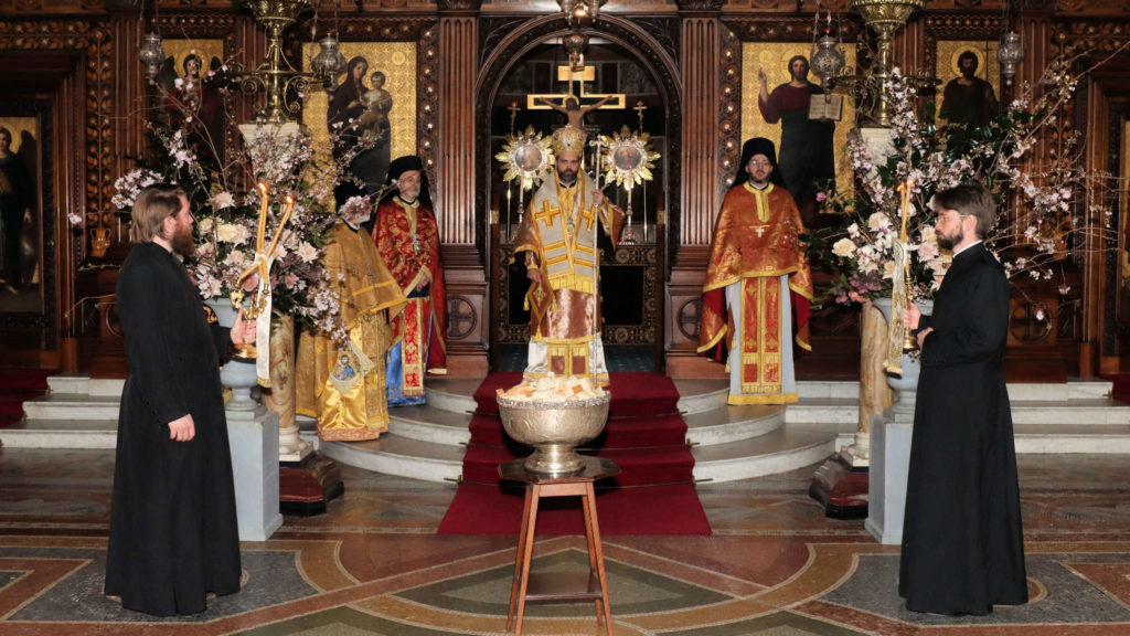 Ο Επίσκοπος Μελιτηνής στον Καθεδρικό του Λονδίνου