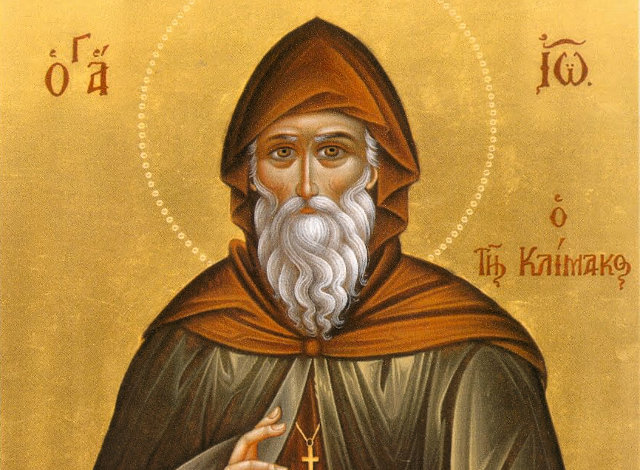 Feast day of John Climacus the Righteous, author of the Divine Ladder of Ascent