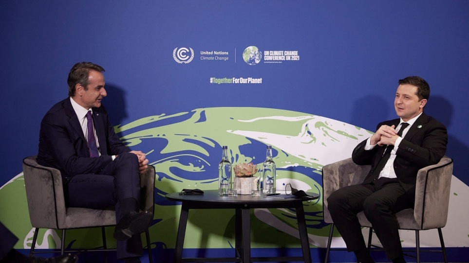 Τηλεφωνική επικοινωνία Μητσοτάκη-Ζελένσκι: Aμέριστη η υποστήριξη της Ελλάδας