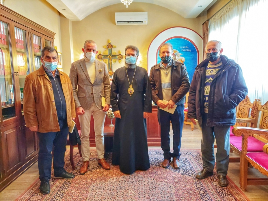 Επίσκεψη Δ.Σ. της Ένωσης Απόστρατων Πολεμικής Αεροπορίας Ν. Ροδόπης στον Μητροπολίτη