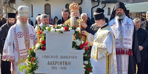 Forty-day memorial service for Bishop Lavrentije