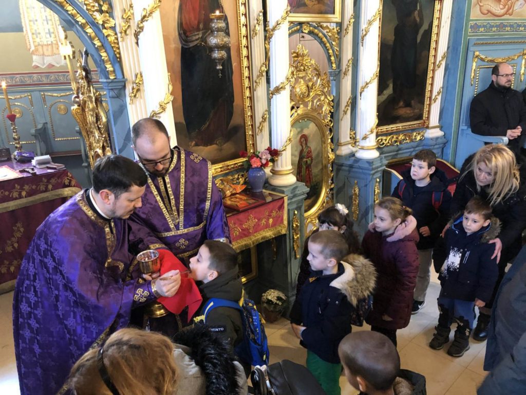 Причешће деце у ваљевским храмовима