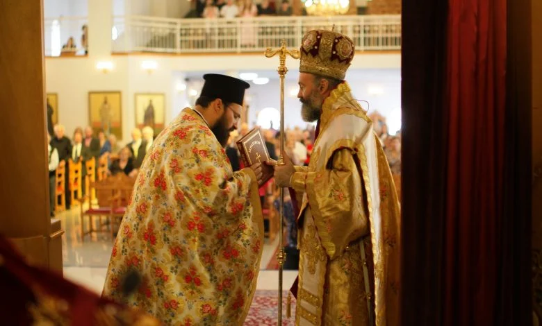 Ordination of new priest by His Eminence Archbishop Makarios of Australia in Brisbane, Queensland