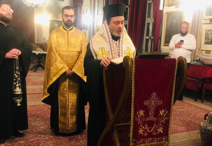 Α’ Στάση των Χαιρετισμών στην Θεολογική Σχολή Χάλκης