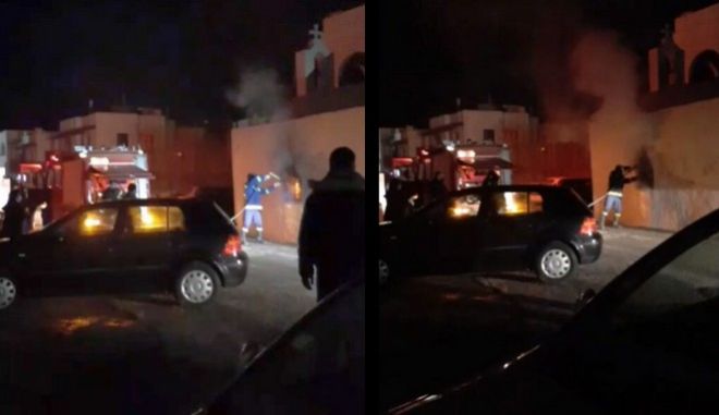 Φωτιά στους Ταξιάρχες Νάξου