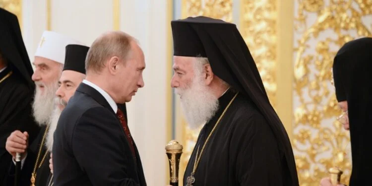 Patriarch of Alexandria: Putin, the emperor of our times