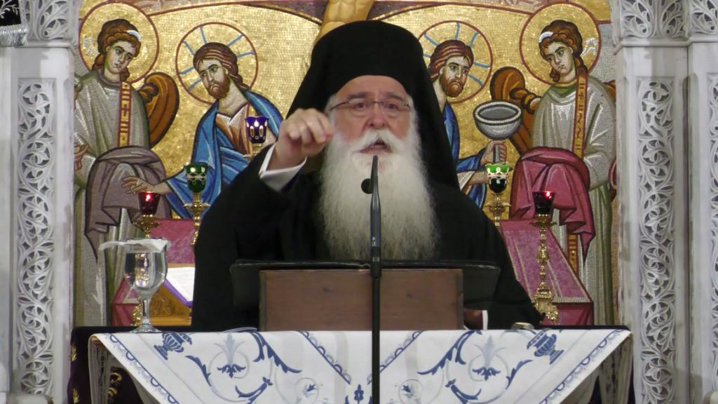 Κήρυγμα Δ’ Κατανυκτικού από Μητροπολίτη Δημητριάδος για Ουκρανία