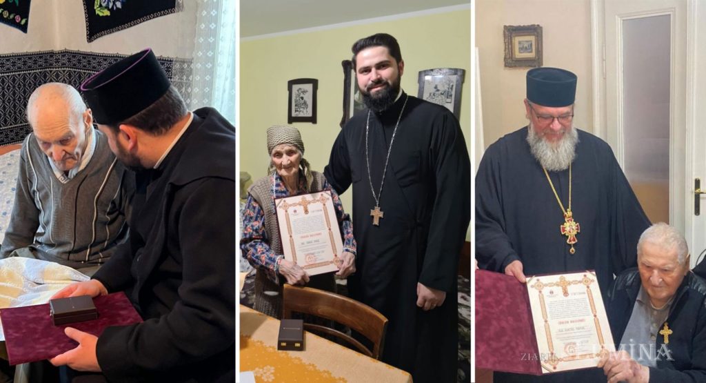 Trei fii ai Bucovinei au primit cea mai înaltă distincție pentru mireni a Arhiepiscopiei Sucevei și Rădăuților