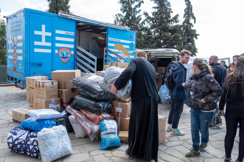 Δέματα αγάπης από τους Θεσσαλονικείς στους πρόσφυγες από Ουκρανία