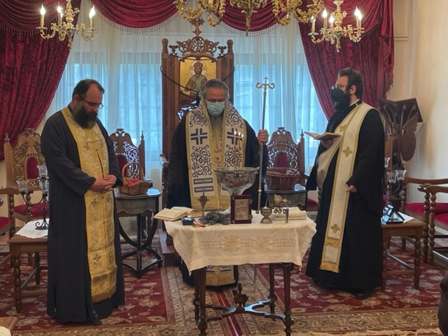 O πρωτομηνιάτικος Αγιασμός στην Μητρόπολη Λευκάδος