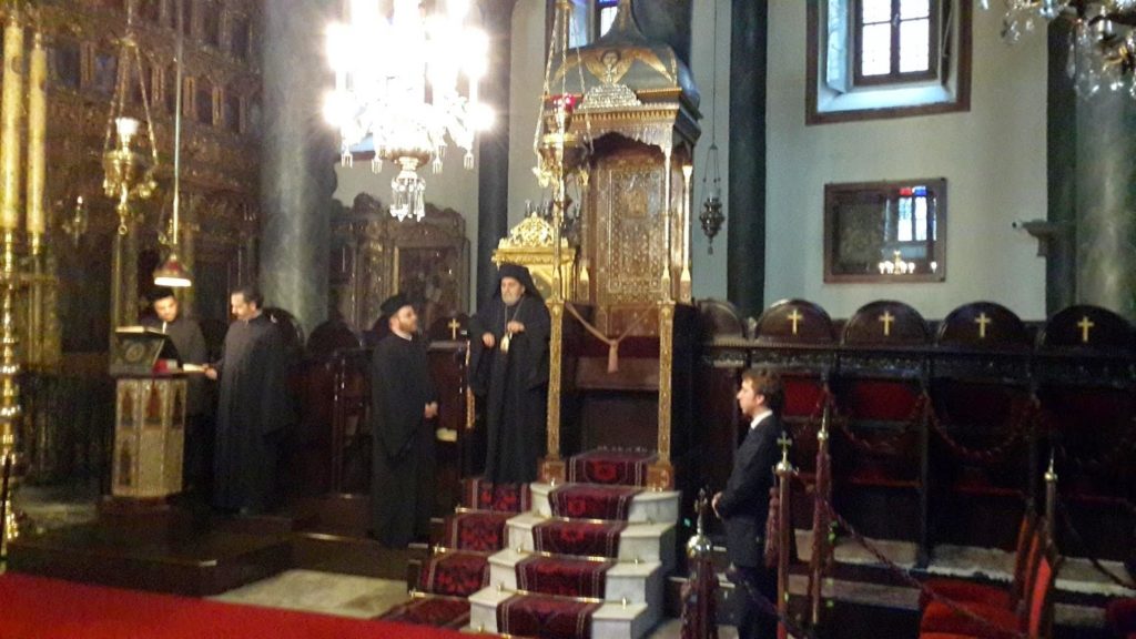 Χοροστασία Μητροπολίτη Γέροντος Δέρκων σήμερα στο Φανάρι