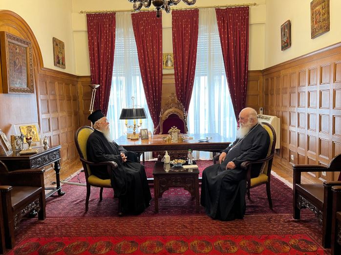 Ο Μητροπολίτης Λαοδικείας στον Αρχιεπίσκοπο