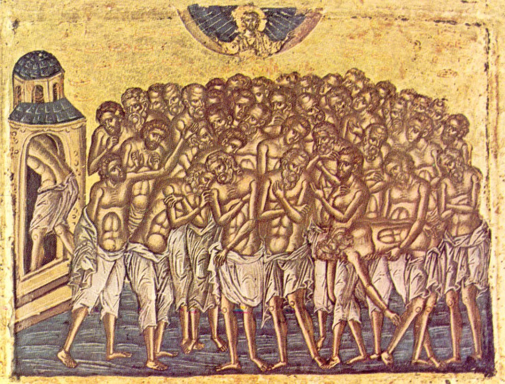 Feast day of the 40 martyrs of Sebastia