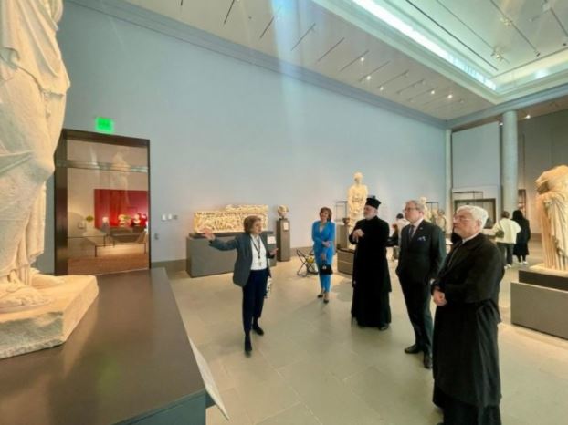 Archbishop Elpidophoros Visits Newly Renovated Museum of Fine Arts in Boston