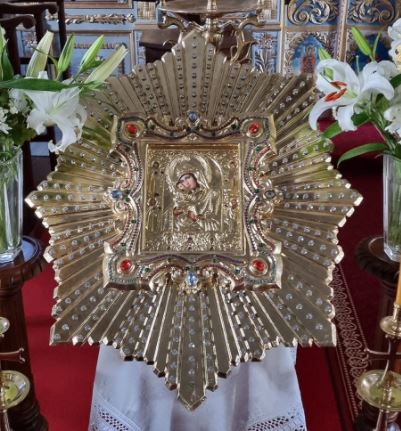 Ίμβρος: Μπροστά σε ουκρανική εικόνα της Παναγίας τελέστηκαν οι χαιρετισμοί σήμερα