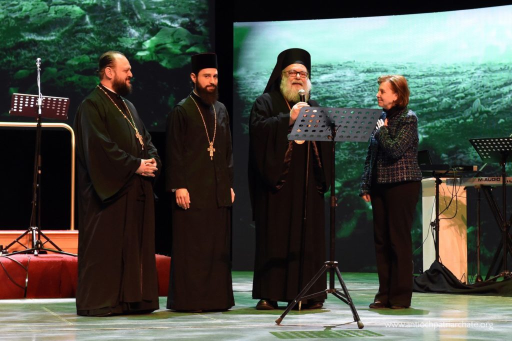 Patriarch John X at the Concert “We have found the Way to Damascus”