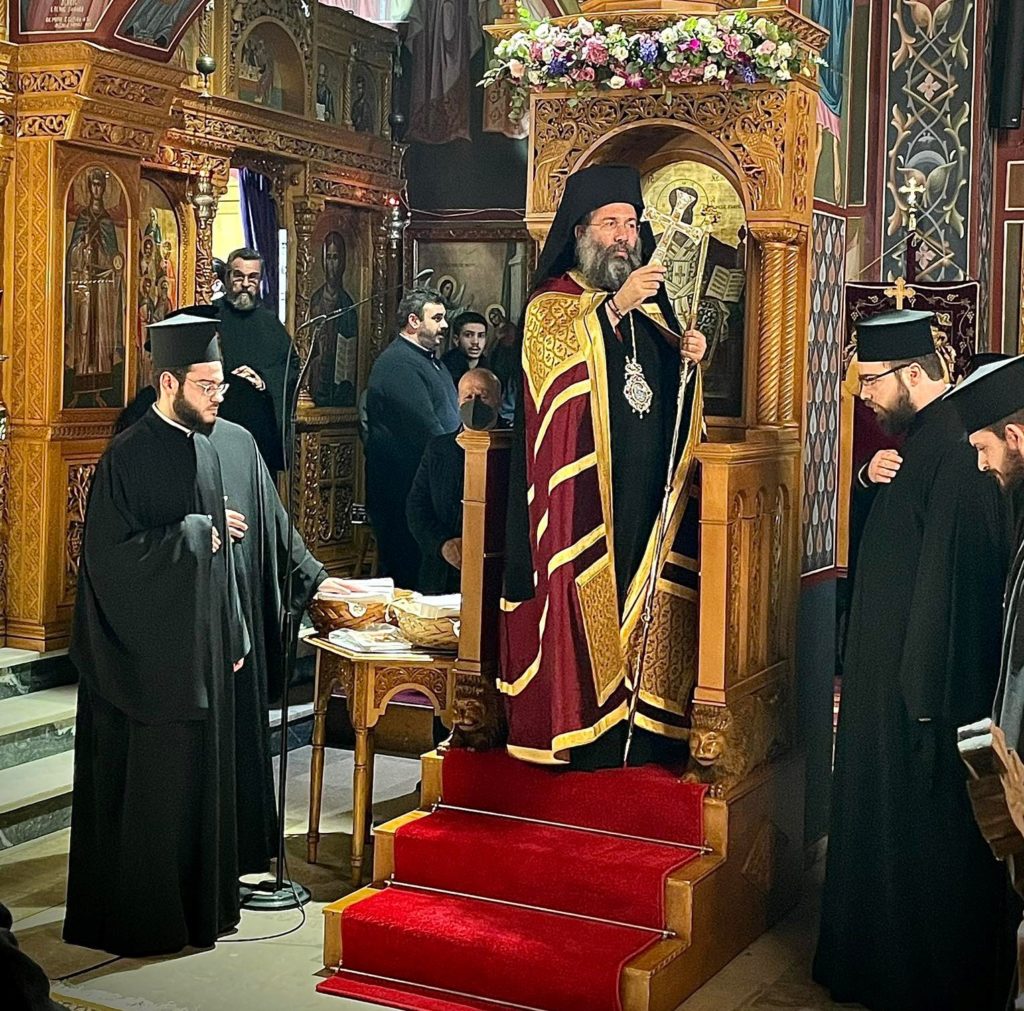 Πρώτος Εσπερινός του νέου Μητροπολίτη Ρεθύμνης στους Άγιους Τέσσερις Μάρτυρες