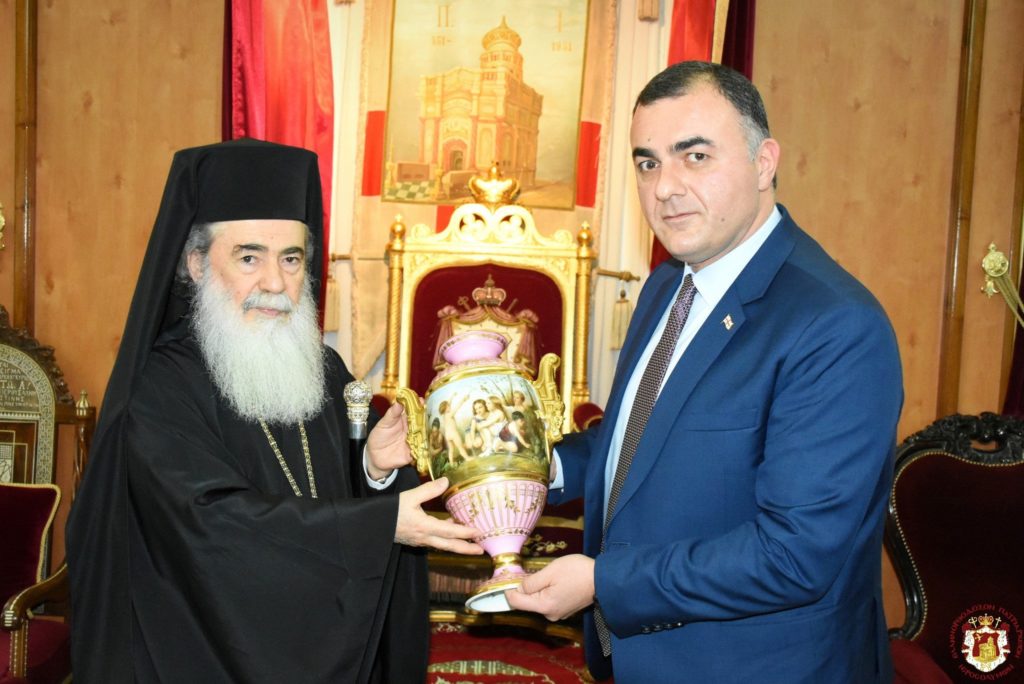 Στον Πατριάρχη Ιεροσολύμων ο Πρέσβης της Γεωργίας στο Ισραήλ