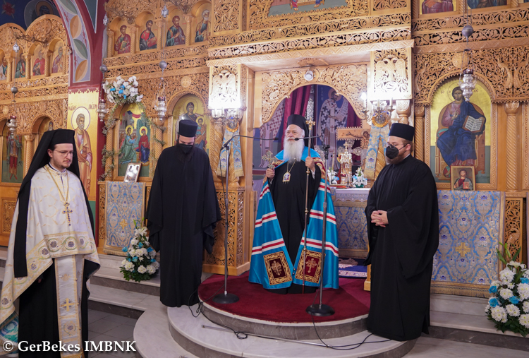 Πανηγυρικός Εσπερινός στην ενορία της Ευαγγελίστριας Ναούσης