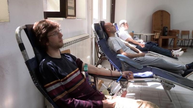 Акција добровољног давања крви на ПБФ-у у Београду