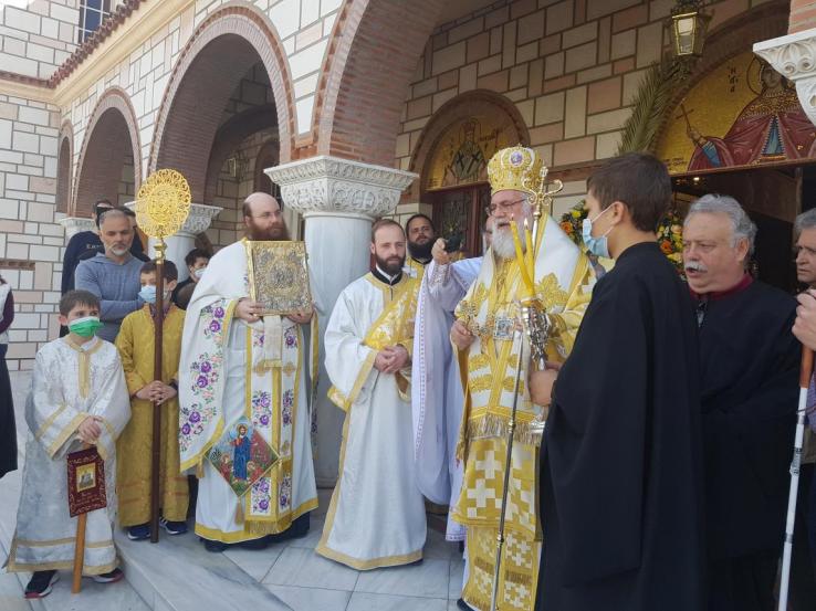 Πανηγύρισε το παρεκκλήσιο του Αγ. Ραφαήλ στον Ι.Ν. Αγ. Βαρβάρας Ιλίου