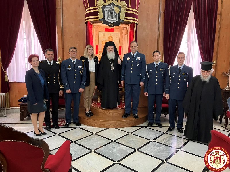 THE CHIEF OF THE HELLENIC AIR FORCE VISITS THE PATRIARCHATE