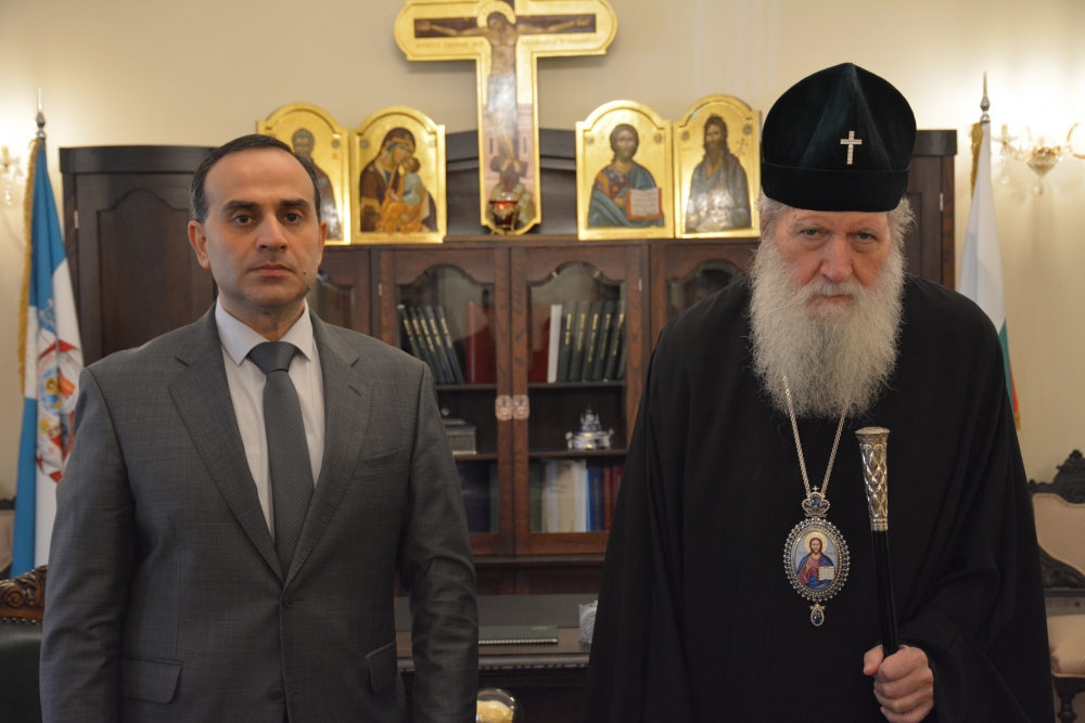 Българският патриарх Неофит прие посланика на Азербайджан у нас Н. Пр. Хюсейн Джалал Оглу Хюсейнов