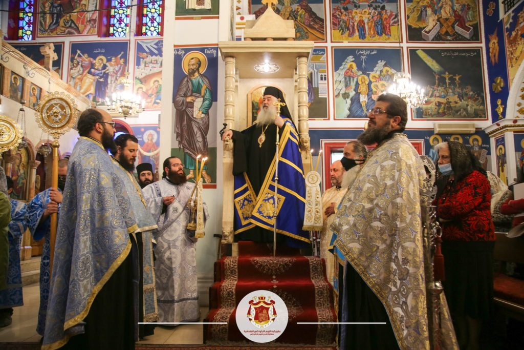 غروبِ عيد بشارة سيدتنا والدة الإله الفائقة القداسة