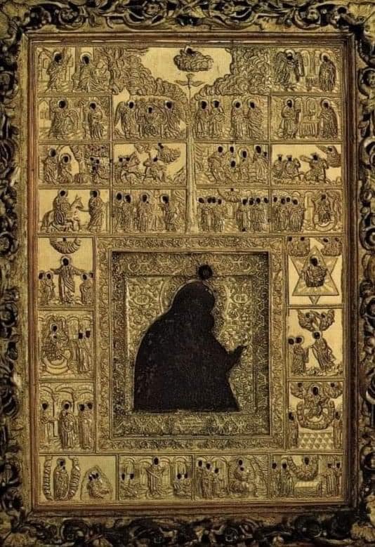 H θαυματουργή εικόνα της Παναγίας του Ακαθίστου της Ιεράς Μονής Διονυσίου Αγίου Όρους