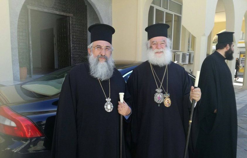 البابا ثيودروس يلتقي برئيس أساقفة كريت