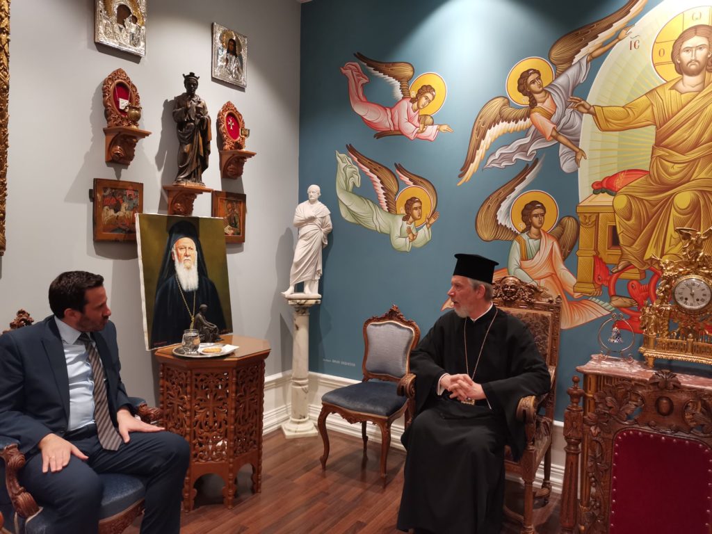 Επίσκεψη νέου Πρέσβη της Κύπρου στον Μητροπολίτη Σουηδίας