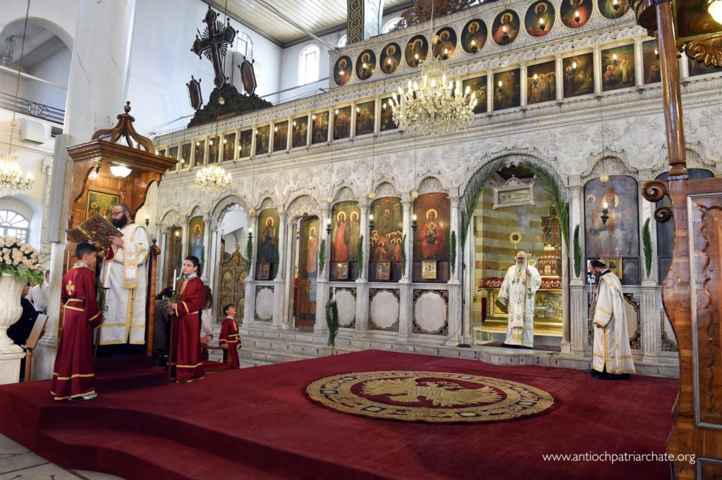 البطريرك يوحنا العاشر يترأس قدّاس أحد الشعانين في المريميّة