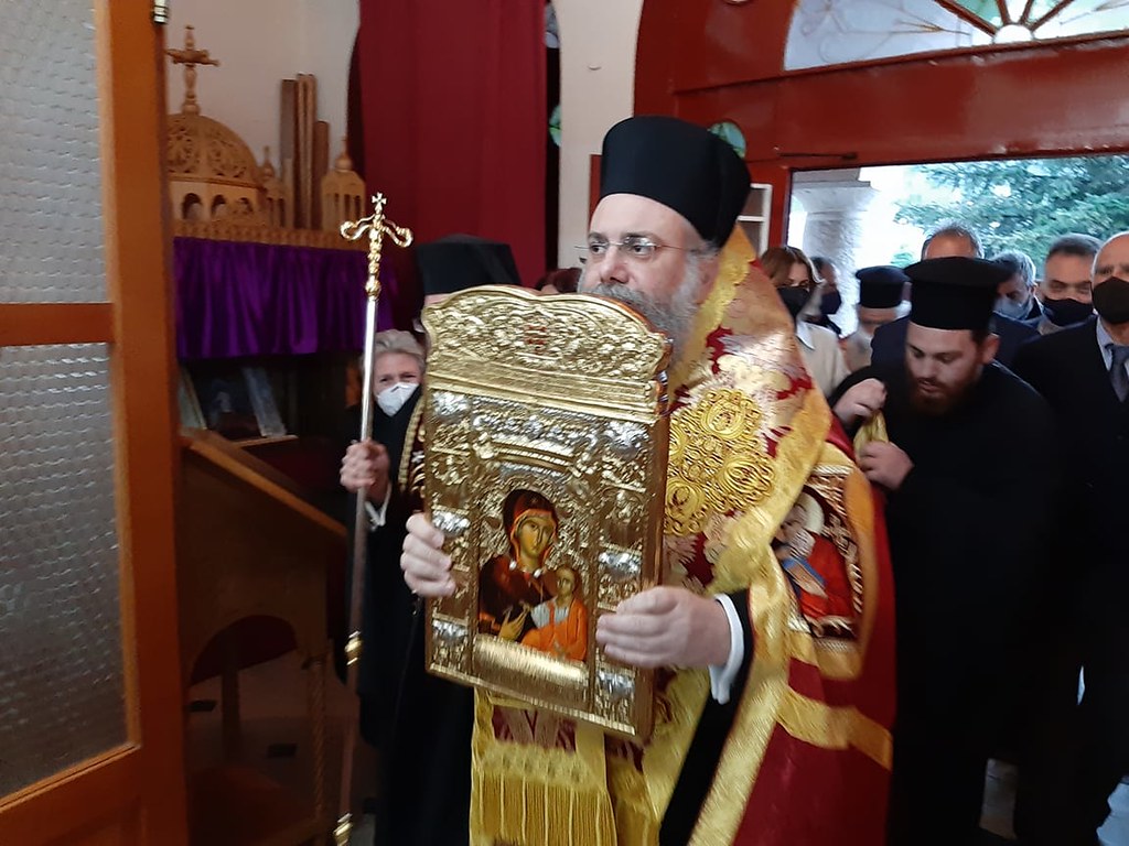 Υποδοχή Αντιγράφου Ιεράς Εικόνας Παναγίας «Σουμελά» στην ενορία Πύλης