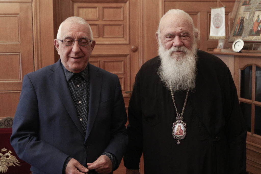 Συνάντηση Αρχιεπισκόπου Ιερωνύμου με τον Νικήτα Κακλαμάνη