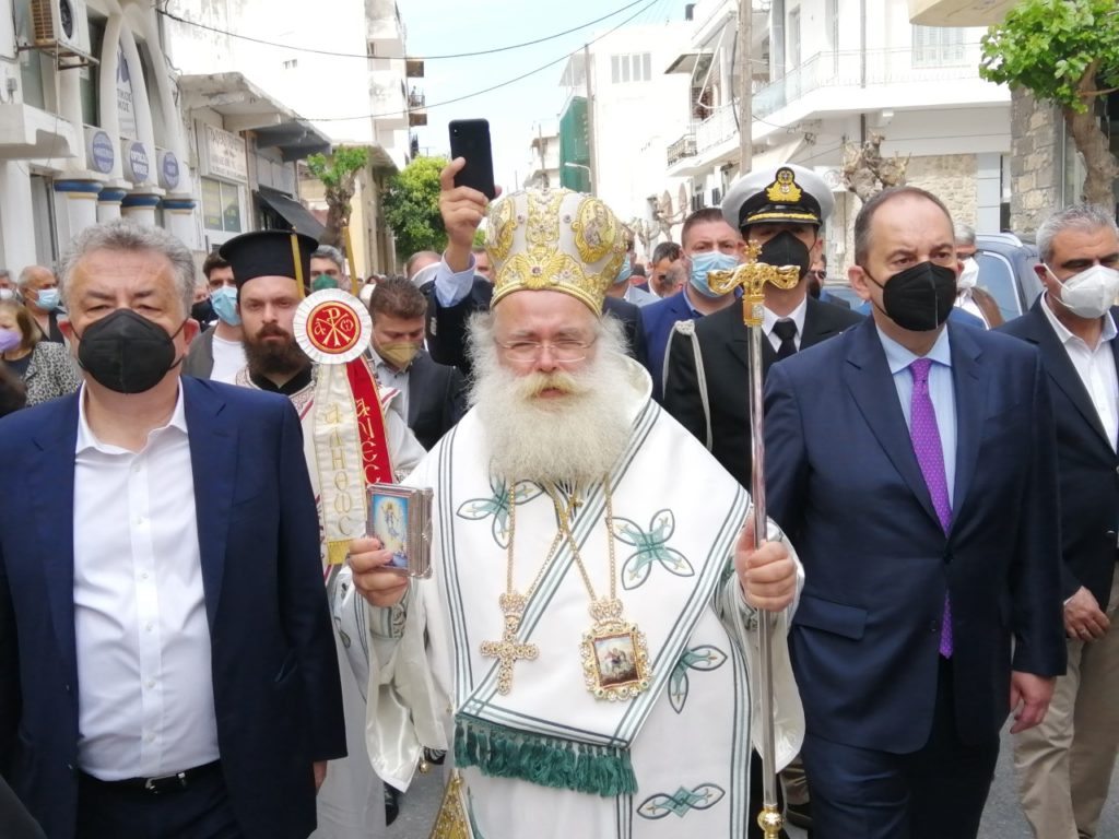 Η Ιεράπετρα τίμησε με λαμπρότητα τον Πολιούχο της